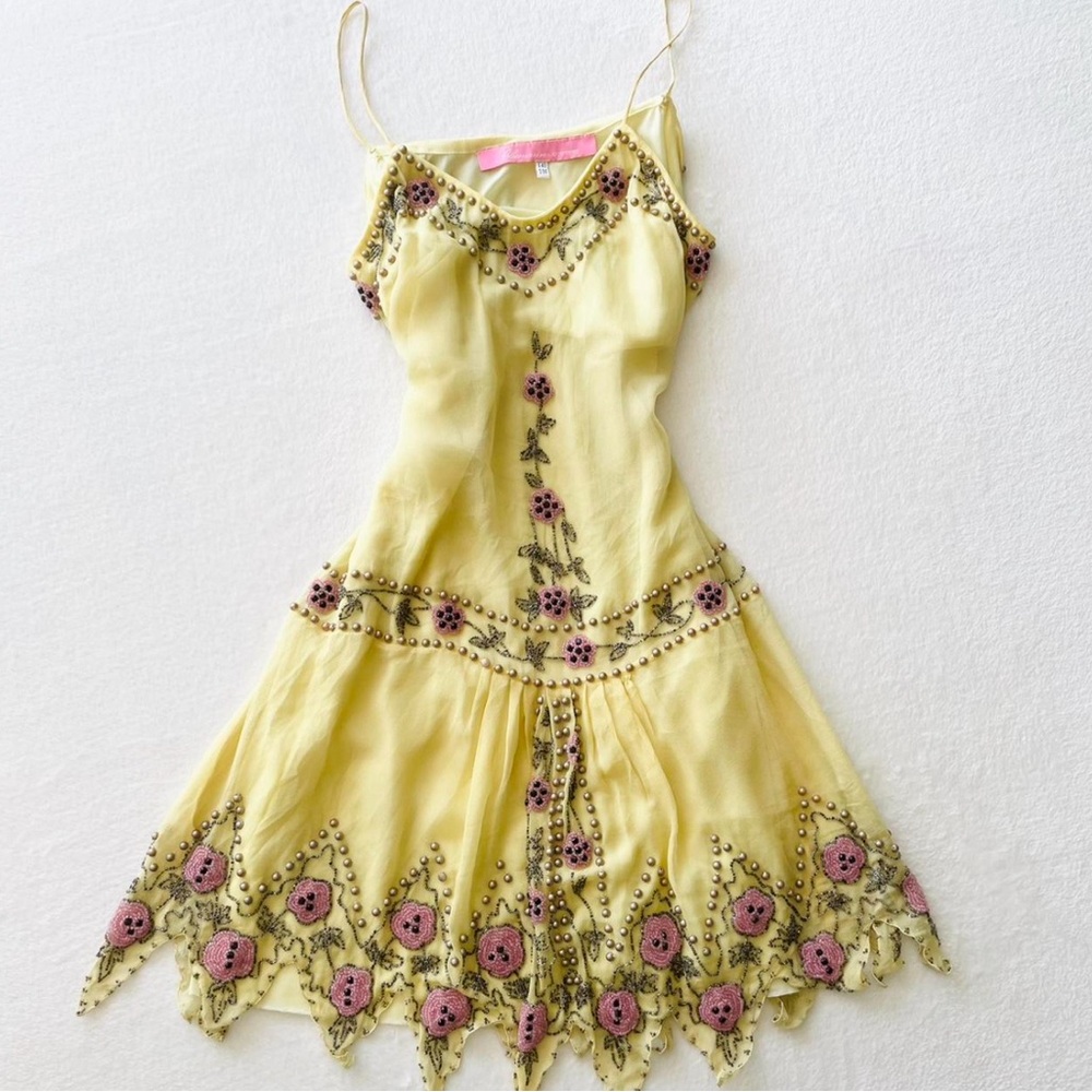 Embellished Blumarine Spring Summer 2004 Milan Fashion Week Dress